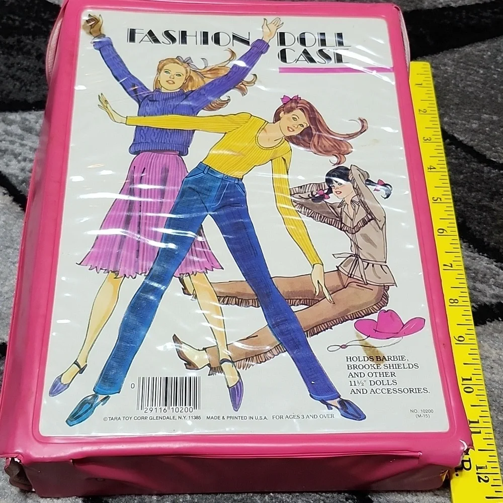 VINTAGE 80'S TARA TOY FASHION DOLL CASE BUNDLE HOLDS BARBIE & ACCESSORIES PRICEF